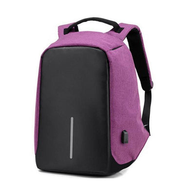 Anti-theft Backpack With USB Charge Port - Large Volume Capacity, Lightweight & Waterproof